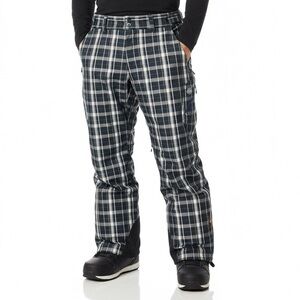 NWT Brooks Brothers Plaid Pro Sport Snowboarding Skiing Pants, RECCO Tech, XL